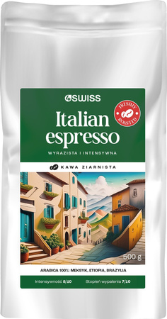 4Swiss Italian Espresso świeżo palona kawa 500 g