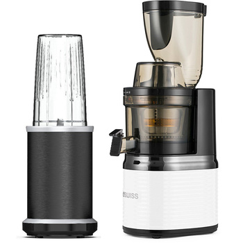 4Swiss Wyciskarka BM202 White + blender NB102