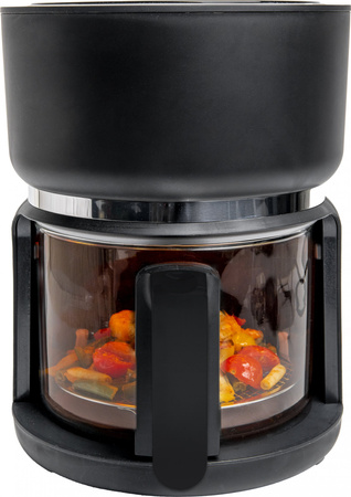 4Swiss Frytkownica beztłuszczowa ABB-G24 Pure Glass Black