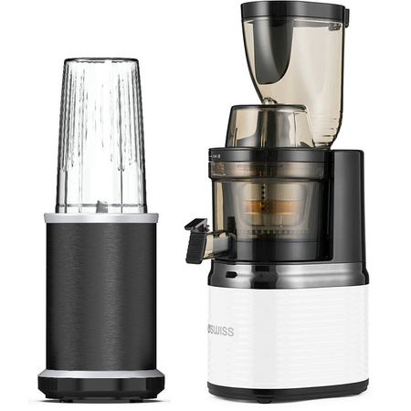 4Swiss Wyciskarka BM202 White + blender NB102