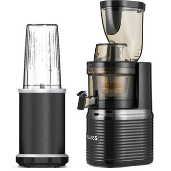 4Swiss Wyciskarka BM202 Black + blender NB102